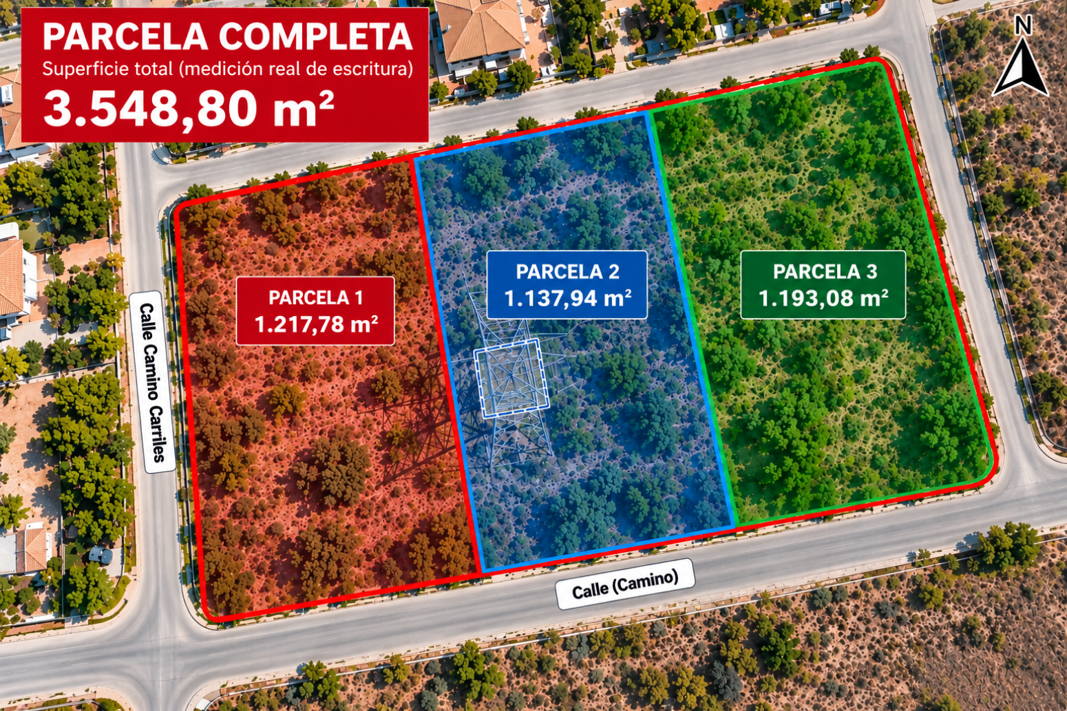 PARCELA URBANA EN URBANIZACIÓN DE LA PALOMA, EL PALMAR. SE EL PRIMERO EN ELEGIR TU PARCELA